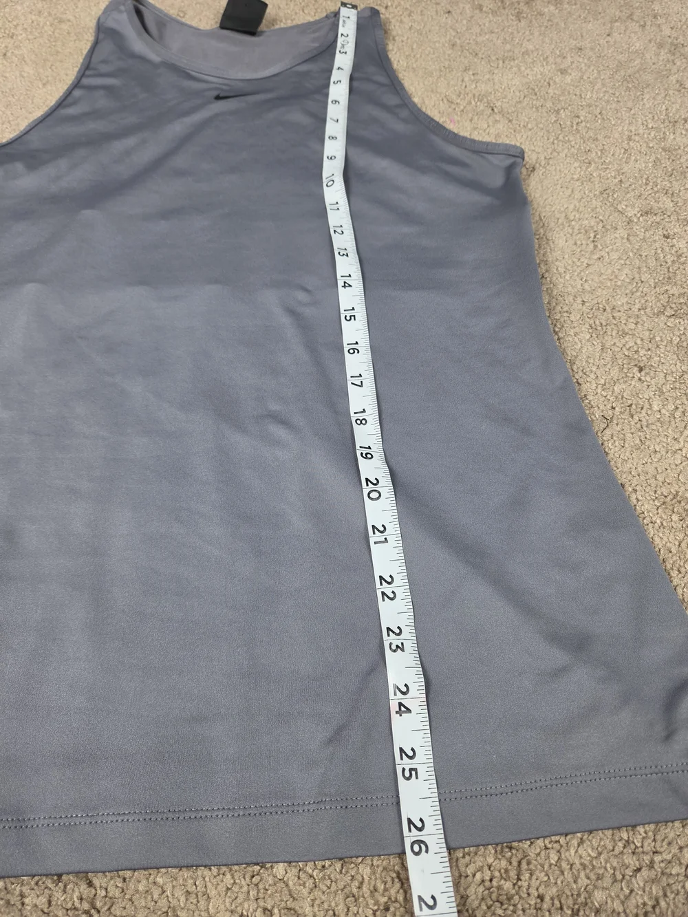 Nike Gray Racerback Athletic Tank Top